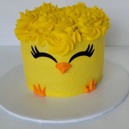 Easter Chick Cake